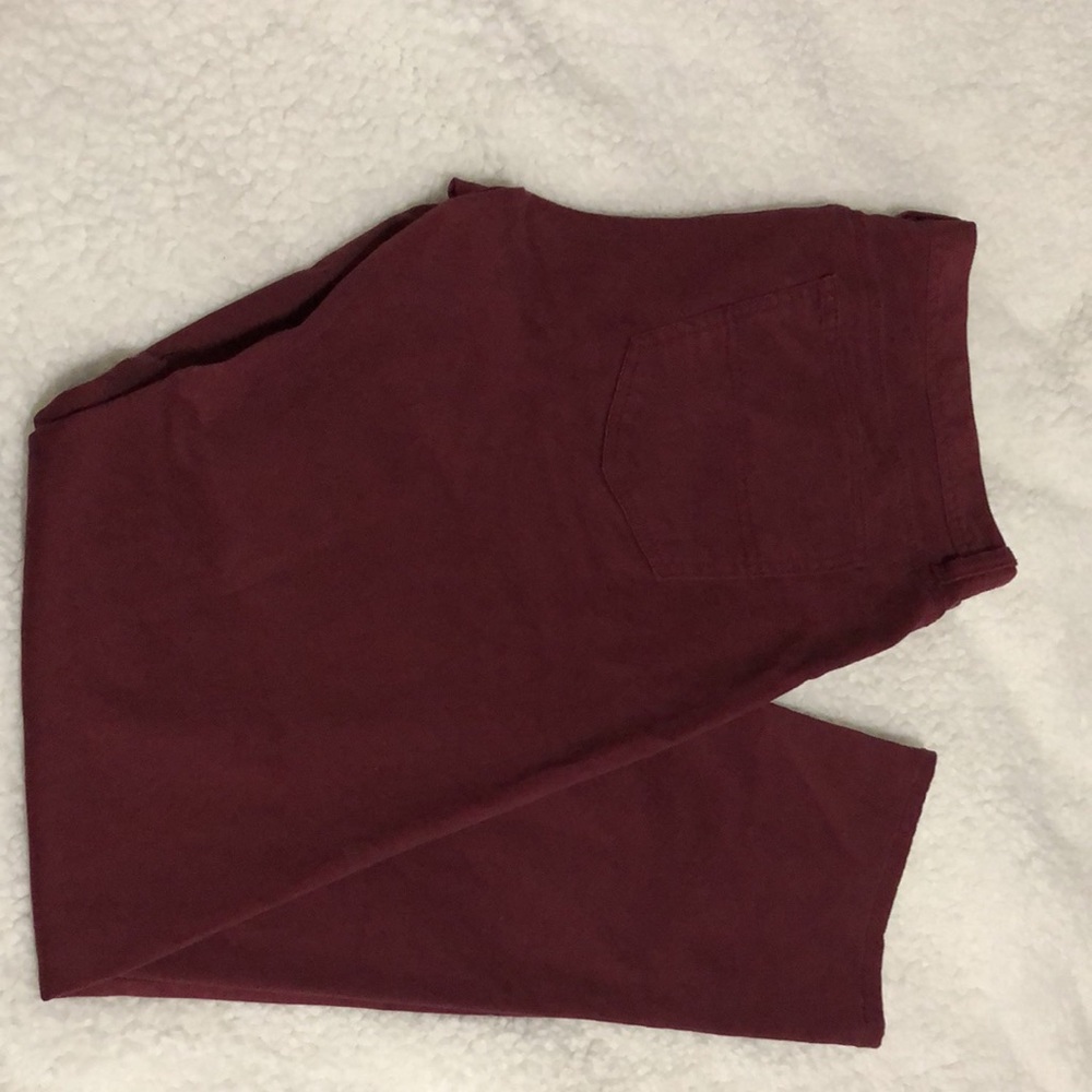 Wallin & bros Burgundy men’s pants